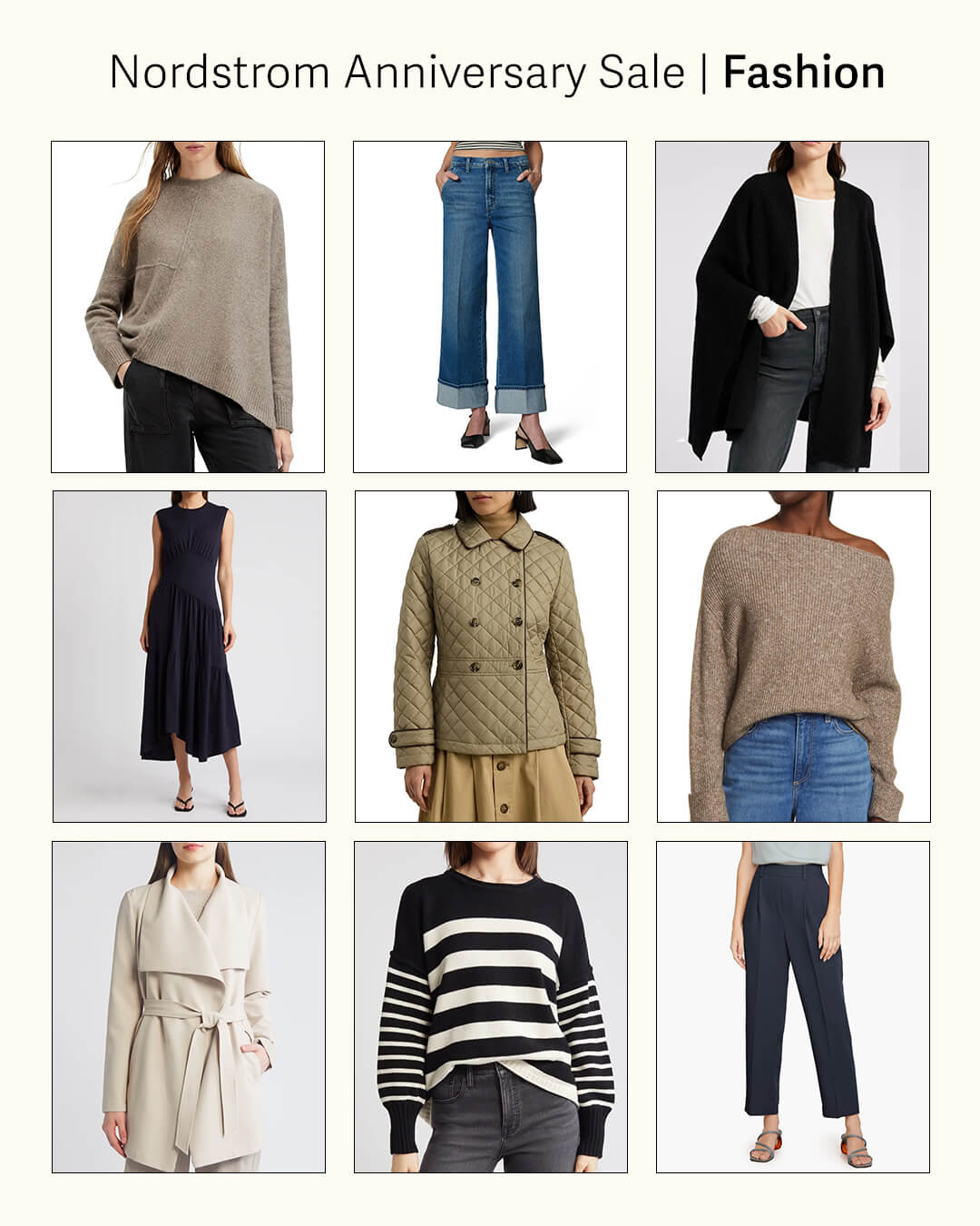 Nordstrom's Anniversary Sale fashion.