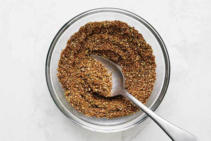 Carnitas seasoning in a bowl.