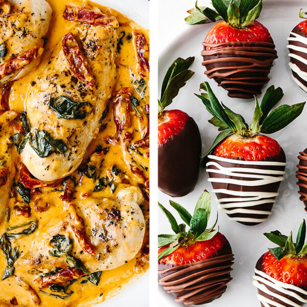 Valentine's Day recipes.